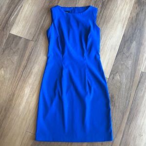 Blue Sheath Professional Dress